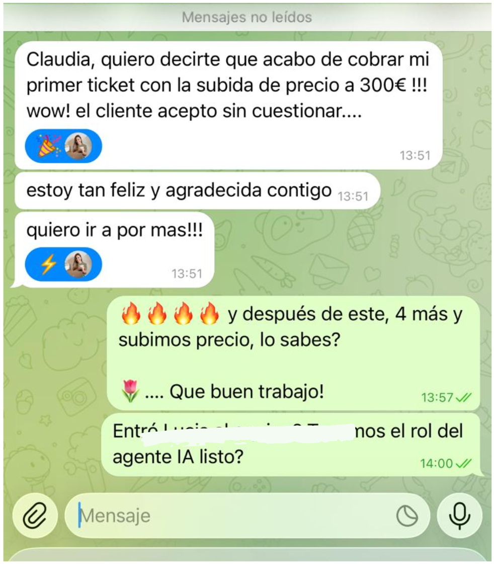 Primer ticket cobrado con la subida a 300 €