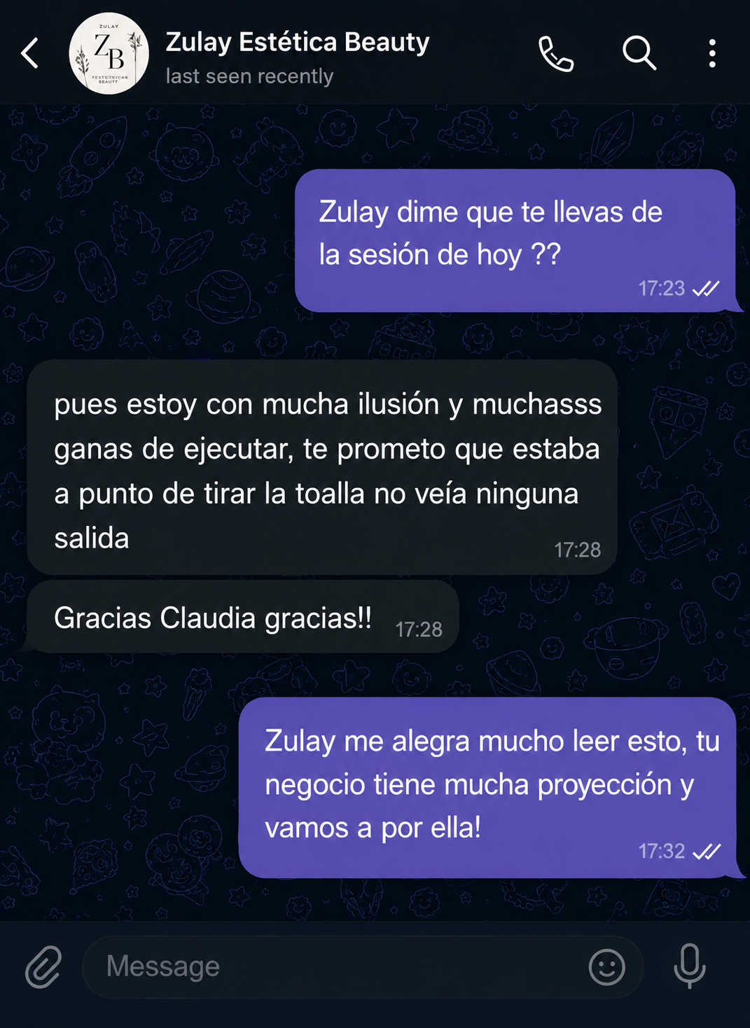 Zulay · De casi tirar la toalla a ejecutar con ilusión